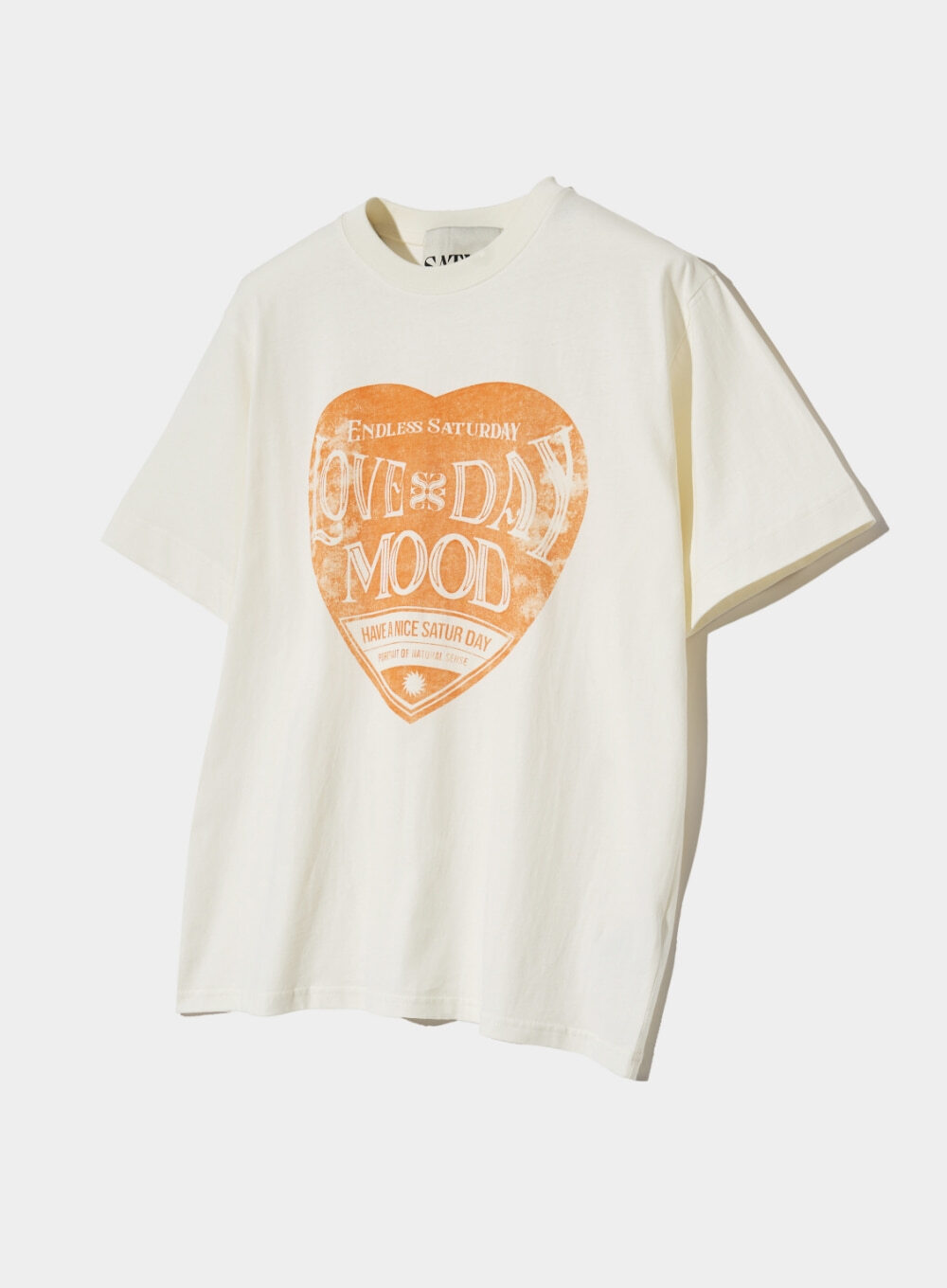 Satur｜必買25折扣款🌟極少庫存🌟男裝寬鬆版 Saturday Retro Mood Graphic T-Shirt SA252MTS02 [3 colors]