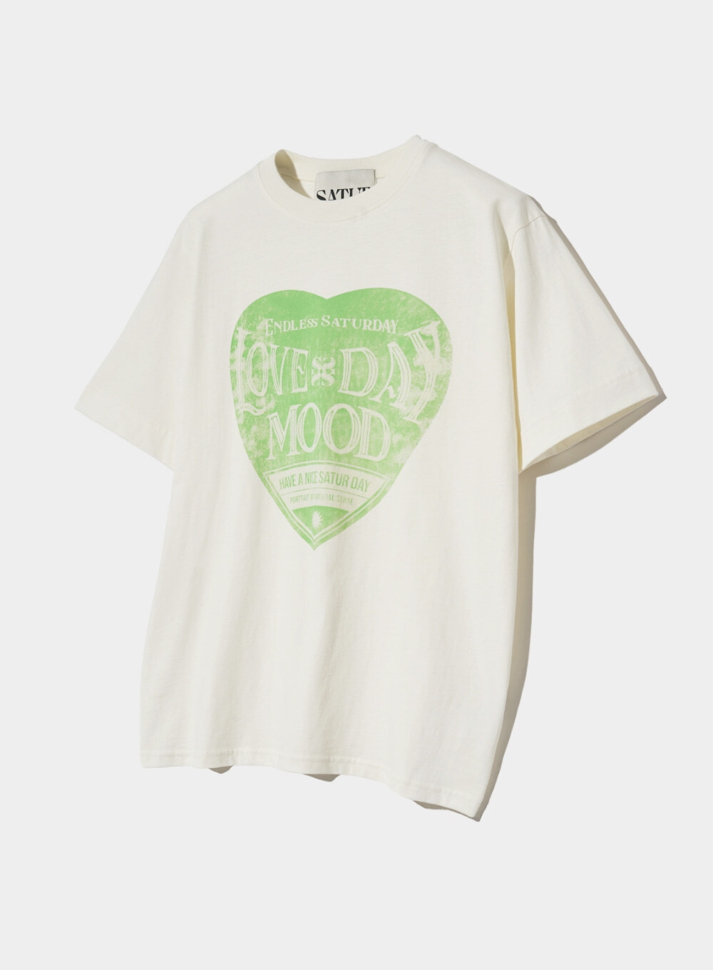 Satur｜必買25折扣款🌟極少庫存🌟男裝寬鬆版 Saturday Retro Mood Graphic T-Shirt SA252MTS02 [3 colors]