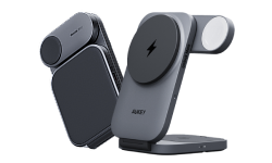 AUKEY MagFusion Z (LC-MC312) Qi2 三合一磁吸折疊式旅行無線充電器