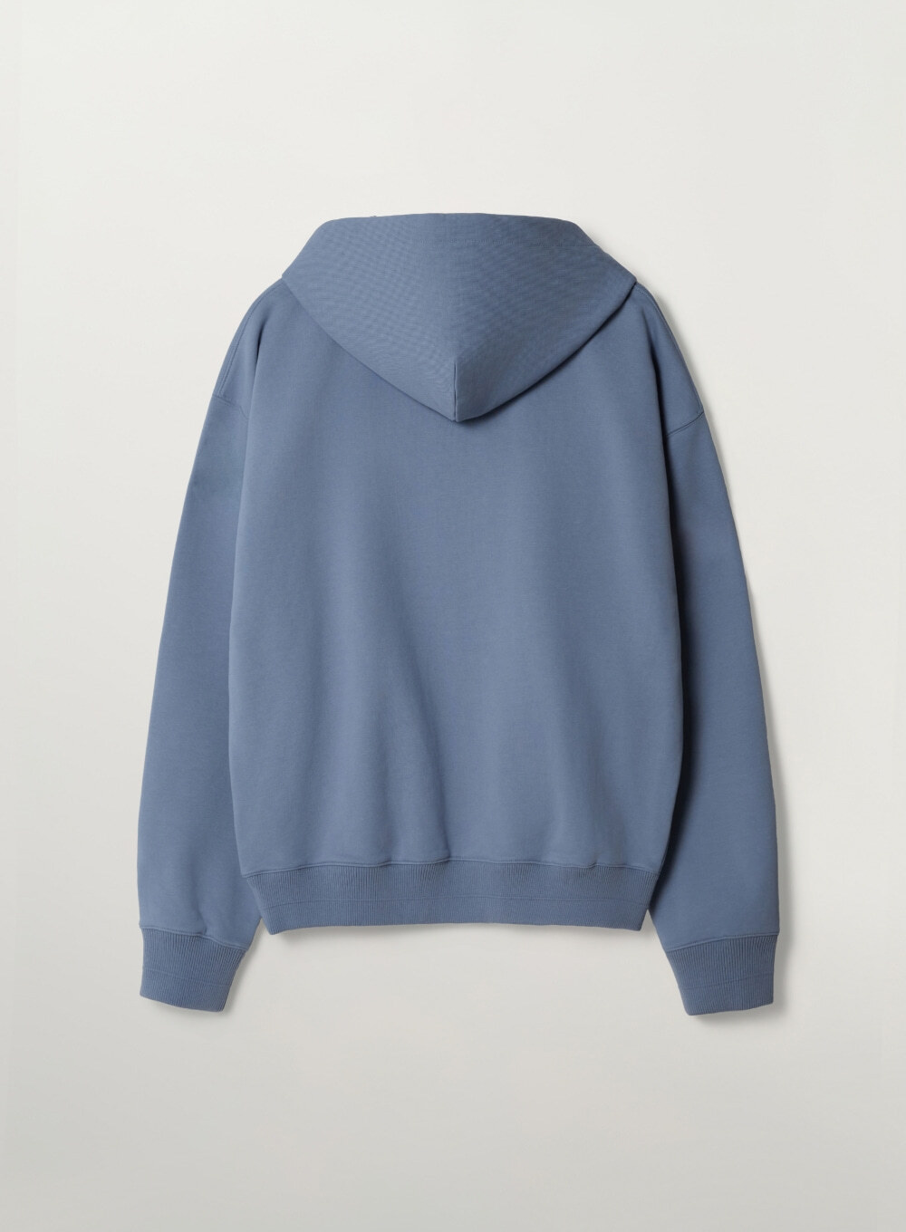 【SATUR】Loren Small Logo Rivet Hoodie - Blue