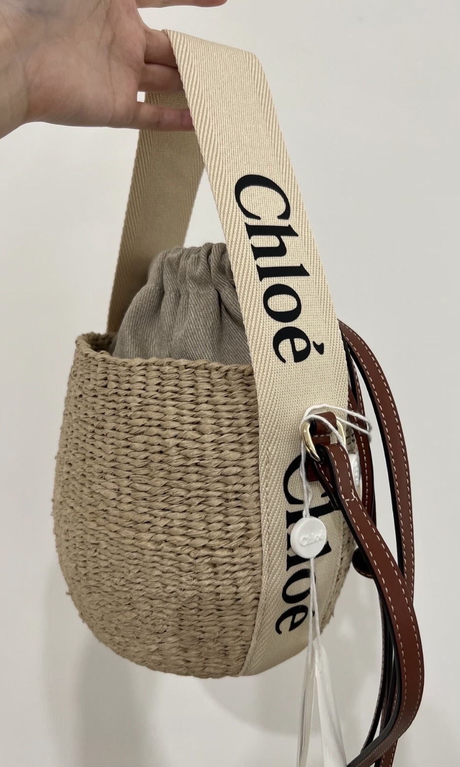 【2色入】Chloé Woody Small Bucket Bag