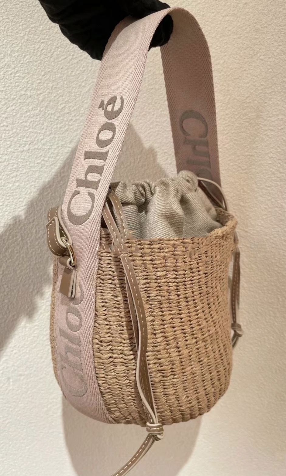 【2色入】Chloé Woody Small Bucket Bag