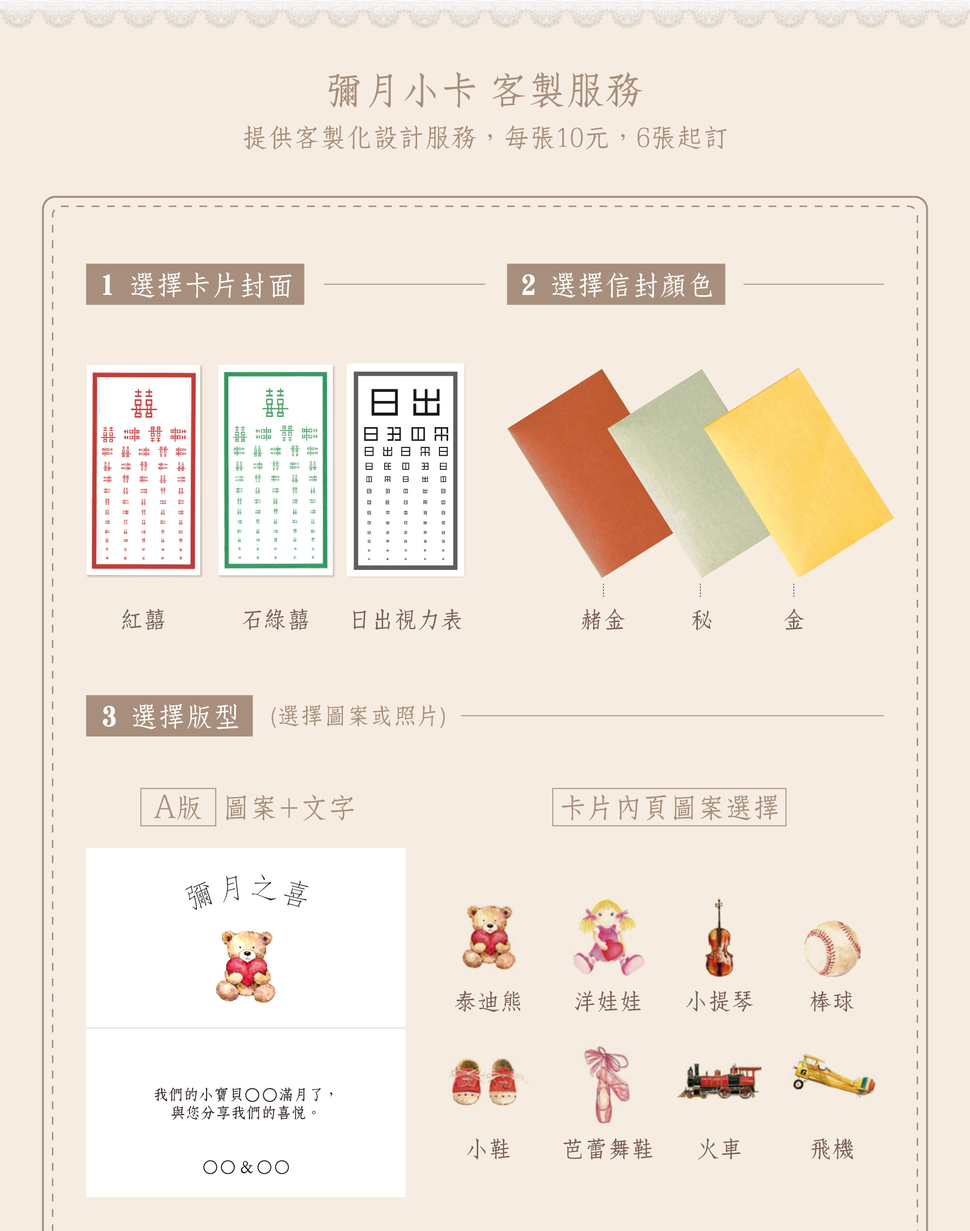 彌月小卡,彌月客製,彌月卡片,卡片,寶寶照片