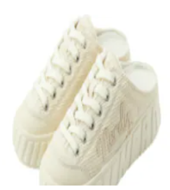 [S] NERDY LOVELY LETTER CORDUROY MULE_IVORY, PNEW24SH0203 (SN491)