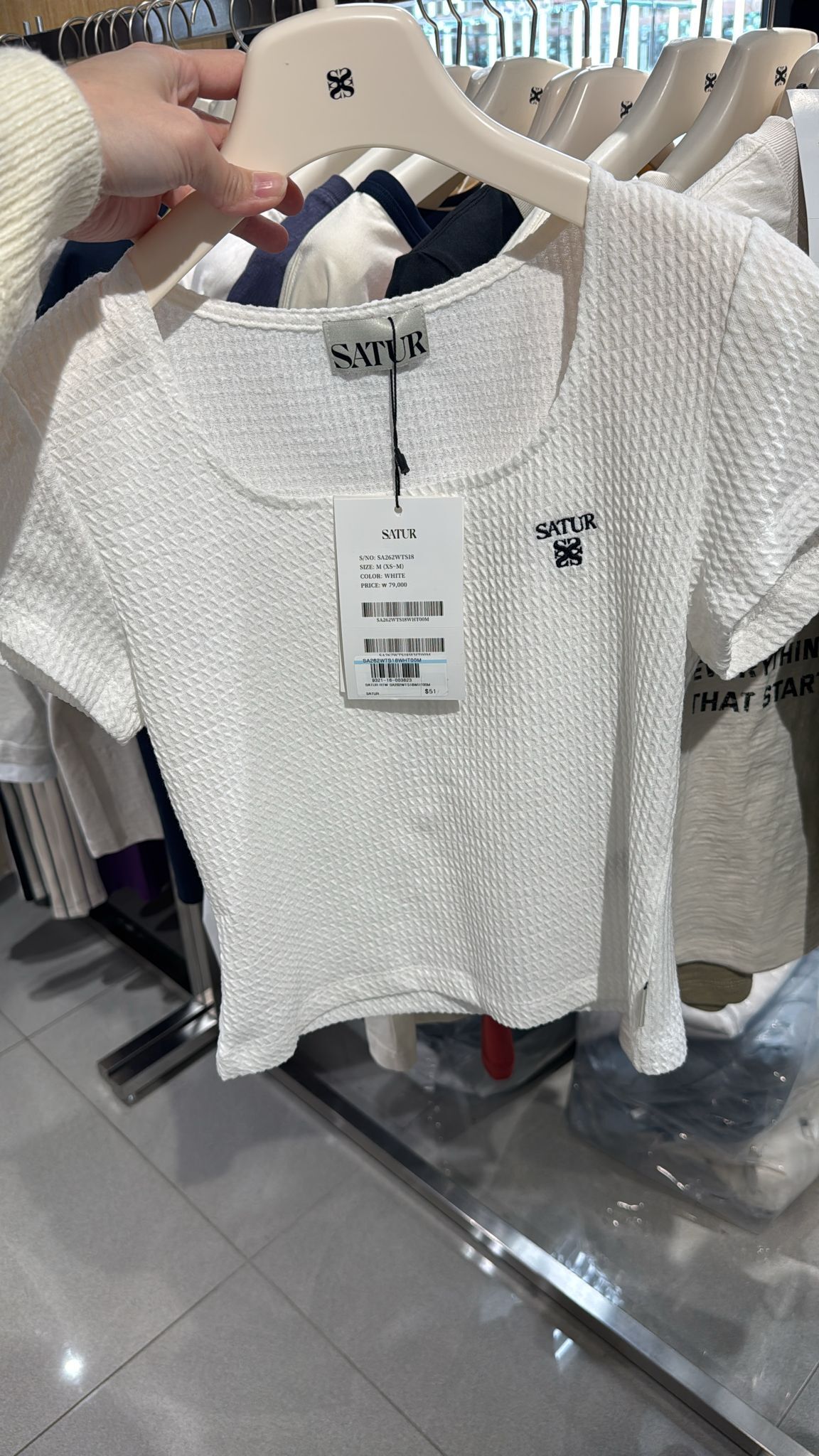 Satur｜官網未上架新款 Round Neck Small Logo T-Shirt SA262WTS18 [3 colors]