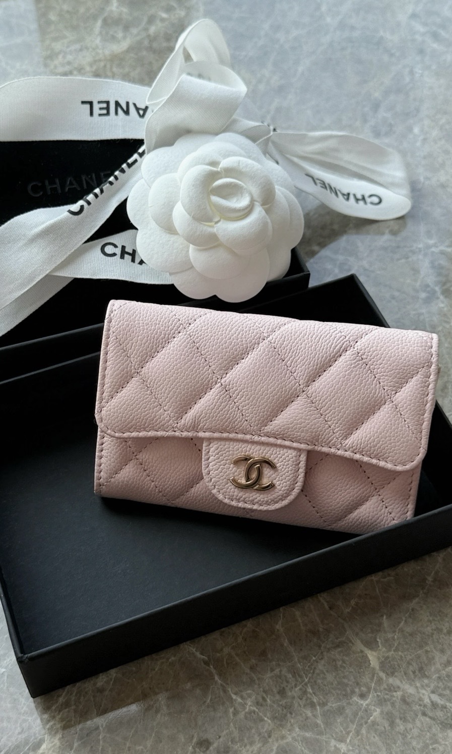 CHANEL 26c 粉色卡包