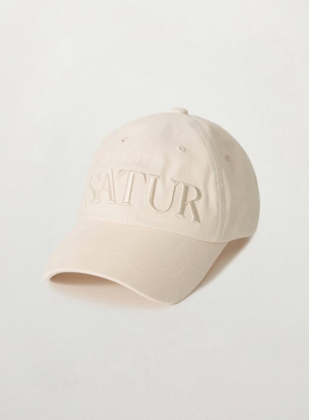 Satur｜Vintage Casual Volume Embroidery Ball Cap SA261UAP01 [5 colors]
