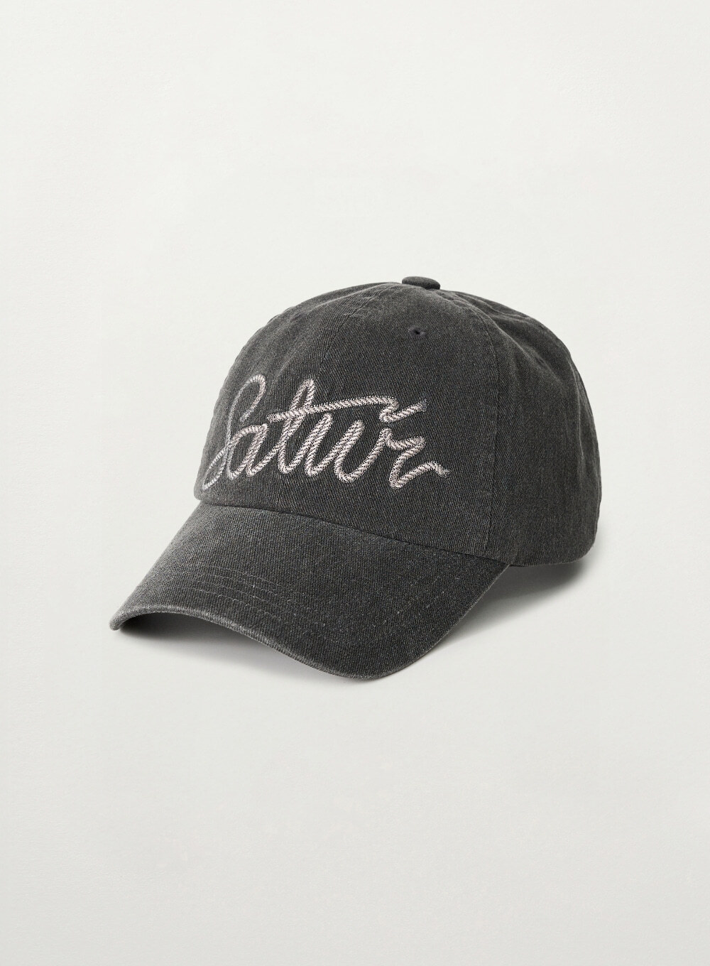 Satur｜Rope Logo Vintage Washed Ball Cap SA261UAP03 [2 colors]