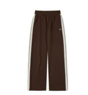 [S] NERDY MINIMAL JACQUARD TAPE TRACK PANTS 25FW_BROWN, PNEF25TP0941 (SN504)