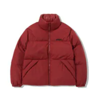 [S] NERDY ESSENTIAL DOWN JACKET 23FW_BURGUNDY, PNEW23DJ0108 (SN506)