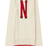 [S] NERDY W'S CLASSIC N CREWNECK SWEATER_IVORY, PNEF24NT0403 (SN511)