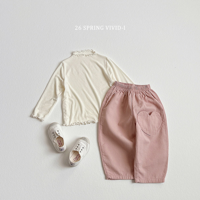 正韓春vividi 三色捲邊木耳上衣