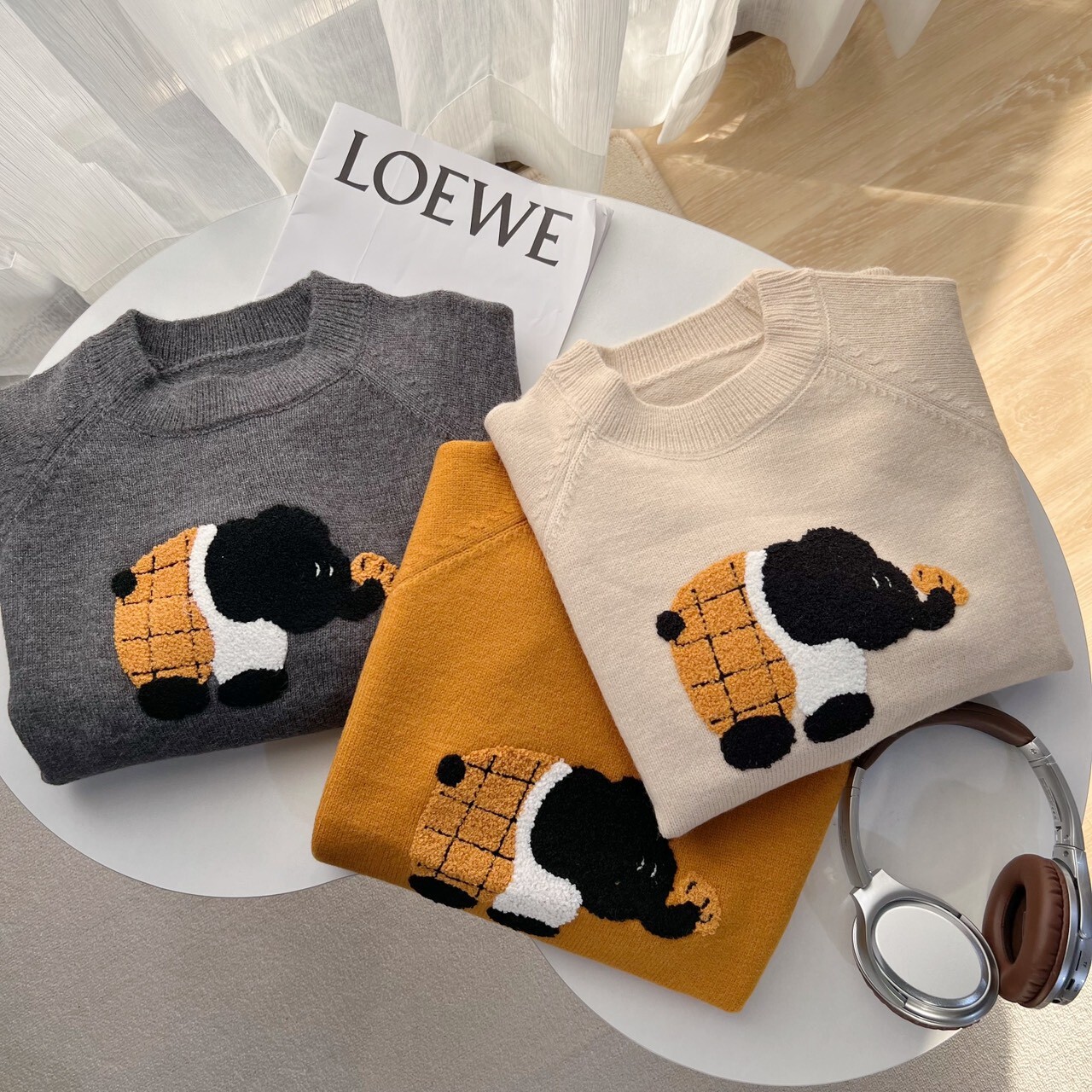 6084 大象針織毛衣