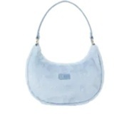 [S] NERDY ECO FUR 2WAY HOBO BAG_LIGHT BLUE_FREE, PNEF24BG0151 (SN515)