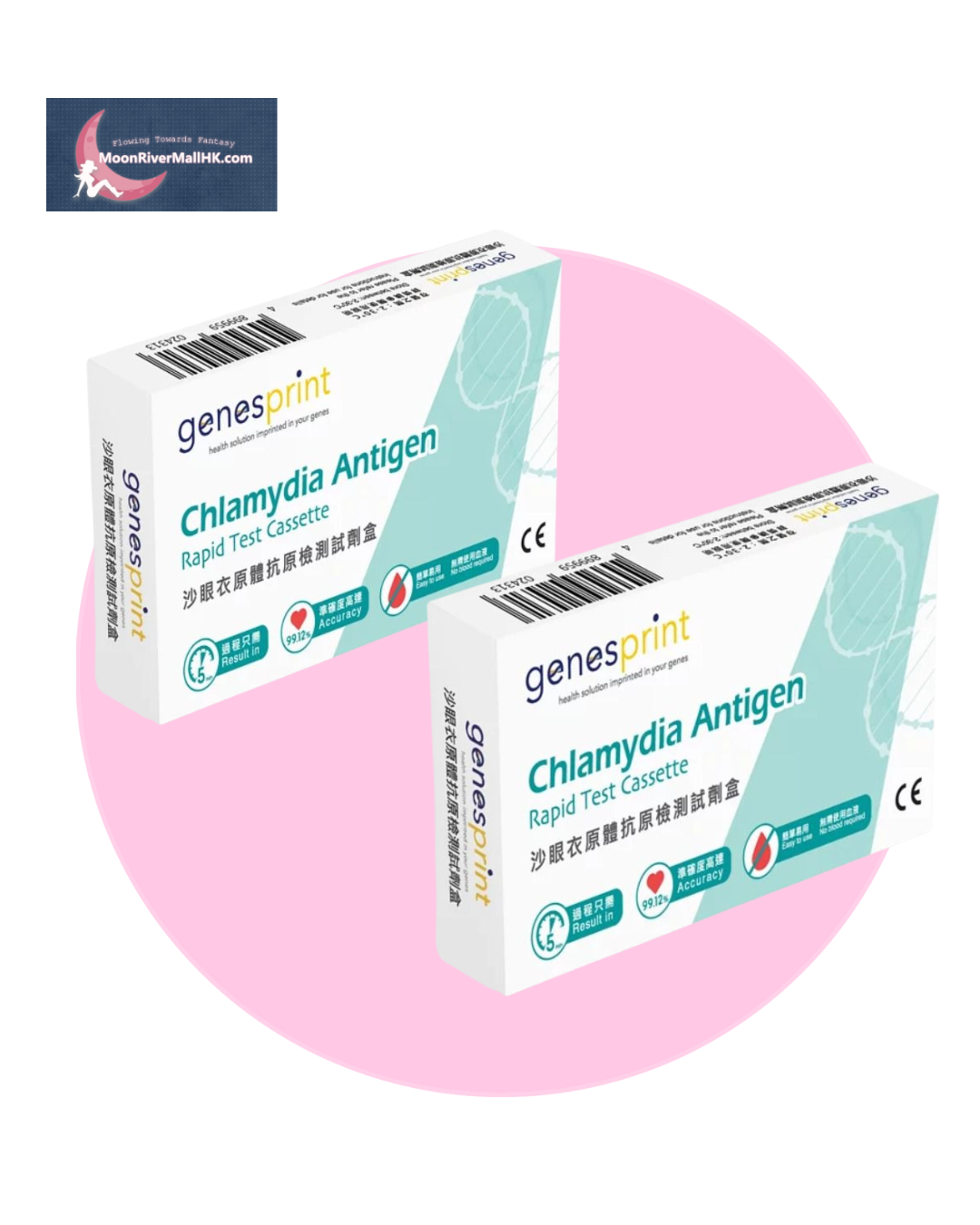 GenesPrint 沙眼衣原體 抗原檢測試劑 2盒