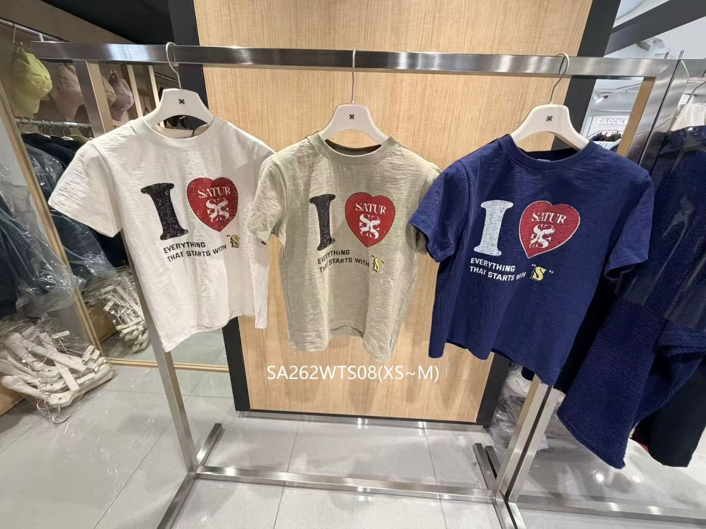 Satur｜官網未上架新款(W)I Love Satur SA262WTS08 [3 colors]