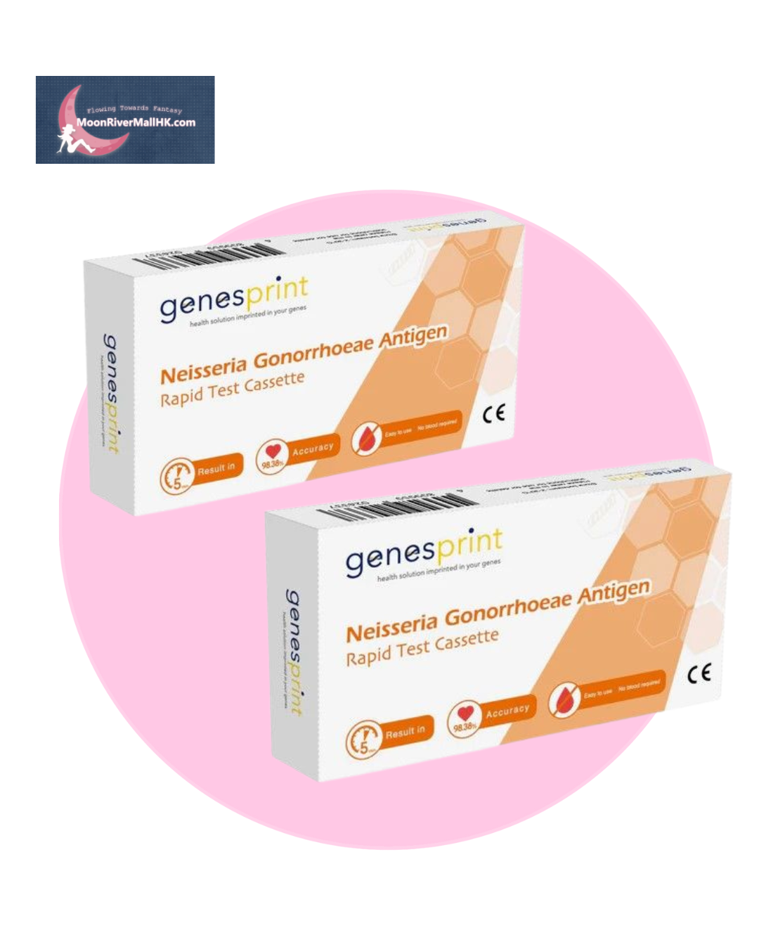 GenesPrint Neisseria Gonorrhoeae Antigen Rapid Test Cassette plus 2