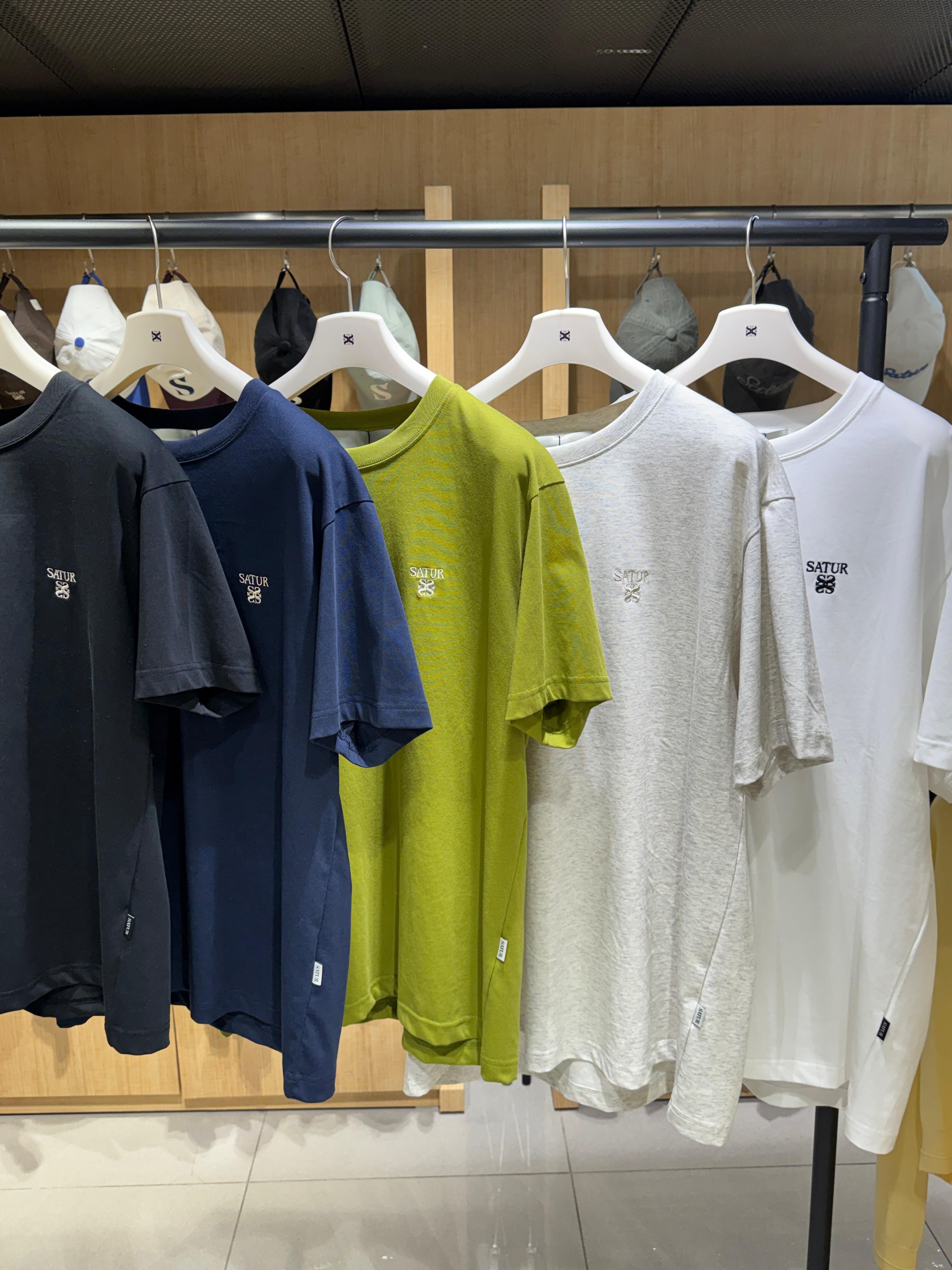 Satur｜官網未上架新款Satur Small Logo T-Shirt SA262UTS03 [5 colors]