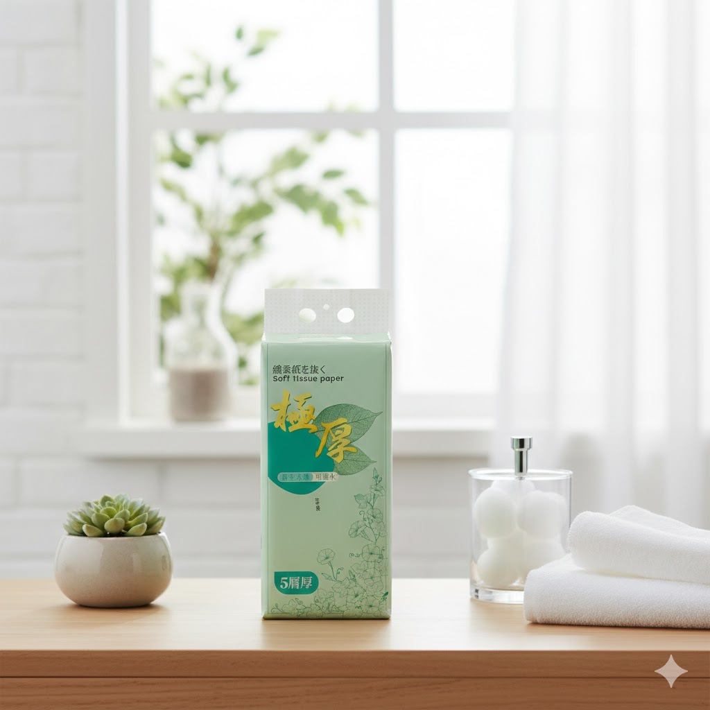 日本爆款 極厚純淨 霸王包-5層掛抽式衛生紙 1680張X10包