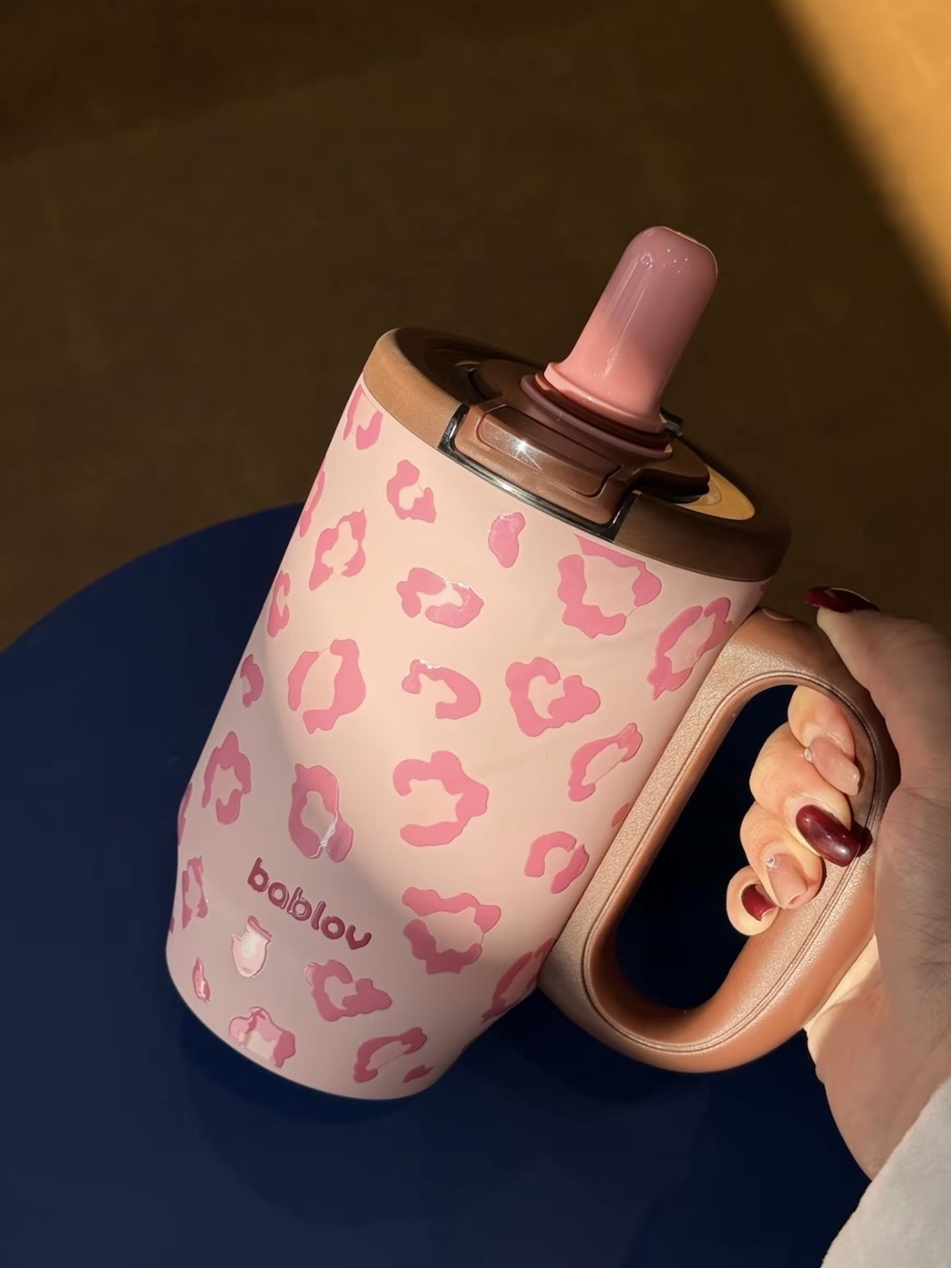 <快速出貨> bablov 豹紋二代水杯 680ml