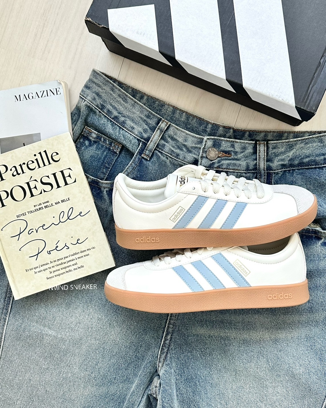 <緊急消息🔥>Adidas Neo VL Court  Classic  蘇打汽水 💙