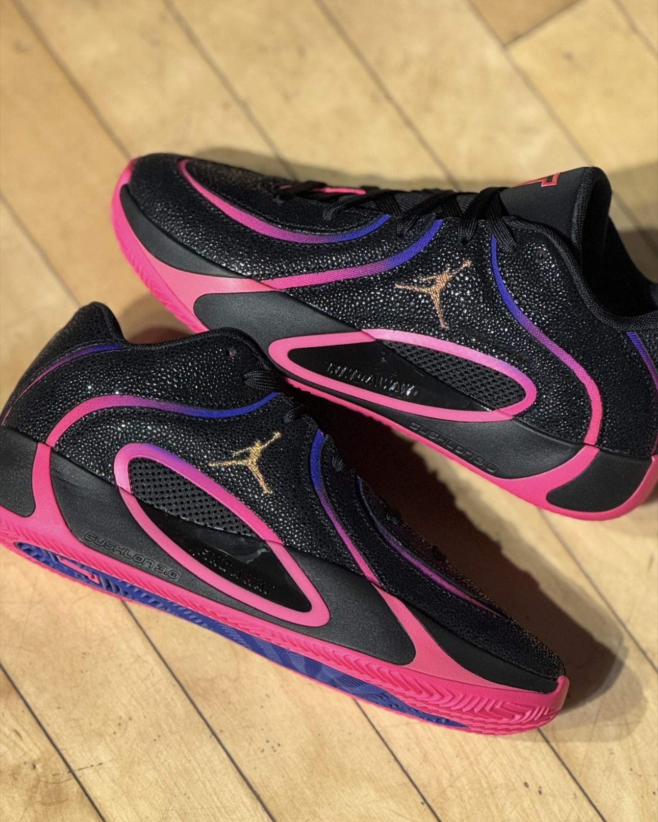 男鞋 NIKE JORDAN TATUM 4 PF 'Neon' 黑紫 氣墊 緩震 實戰鞋 籃球鞋【IR0074-003】