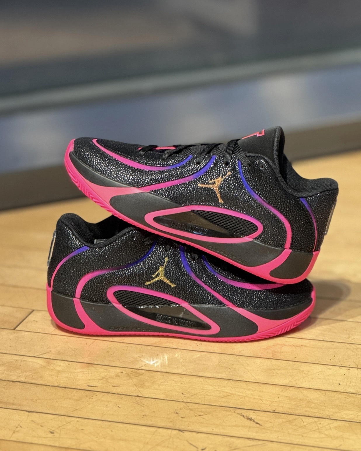 男鞋 NIKE JORDAN TATUM 4 PF 'Neon' 黑紫 氣墊 緩震 實戰鞋 籃球鞋【IR0074-003】