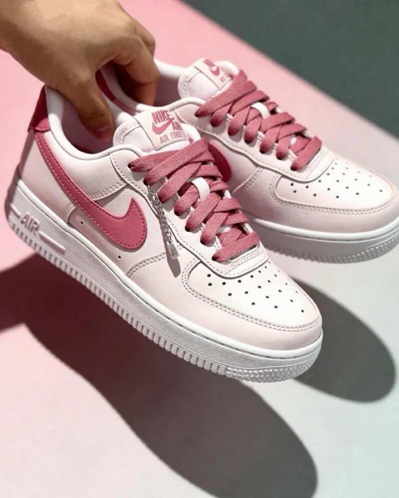 iSNEAKERS｜Nike Air Force 1 "Pearl Pink" 情人節 白粉 IO8755-600