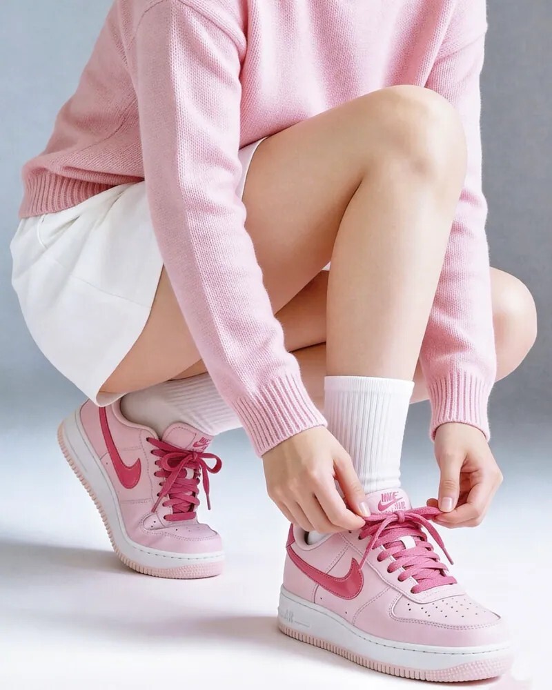 iSNEAKERS｜Nike Air Force 1 "Pearl Pink" 情人節 白粉 IO8755-600