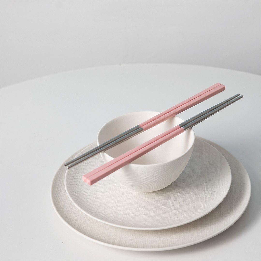 【HH 304 長筷】粉紅色 24.2cm｜304 不鏽鋼筷子