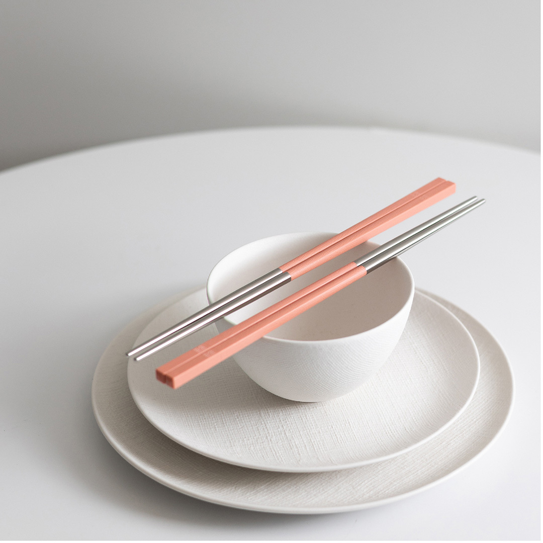 【HH 304 長筷】蜜糖橘色 24.2cm｜304 不鏽鋼筷子