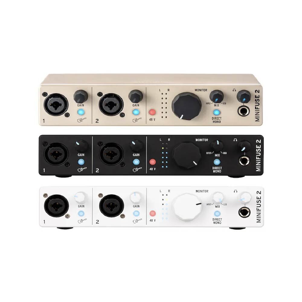 Arturia Arturia / MiniFuse 2 USB-C 2 In / 2 Out 行動錄音介面 — 三峽錄音 / 音響｜YA! 玩音樂