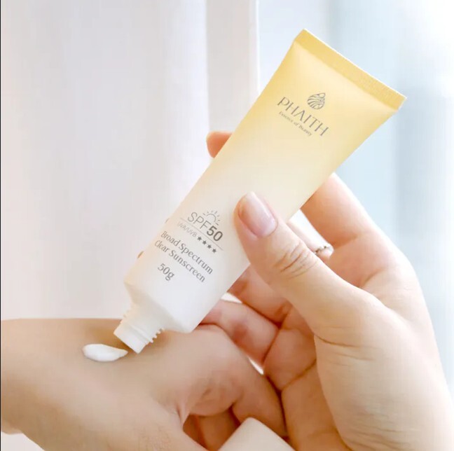PHAITH Peixiyan – Kem chống nắng siêu phổ rộng, nhẹ thoáng SPF50 ★★★★ 50g