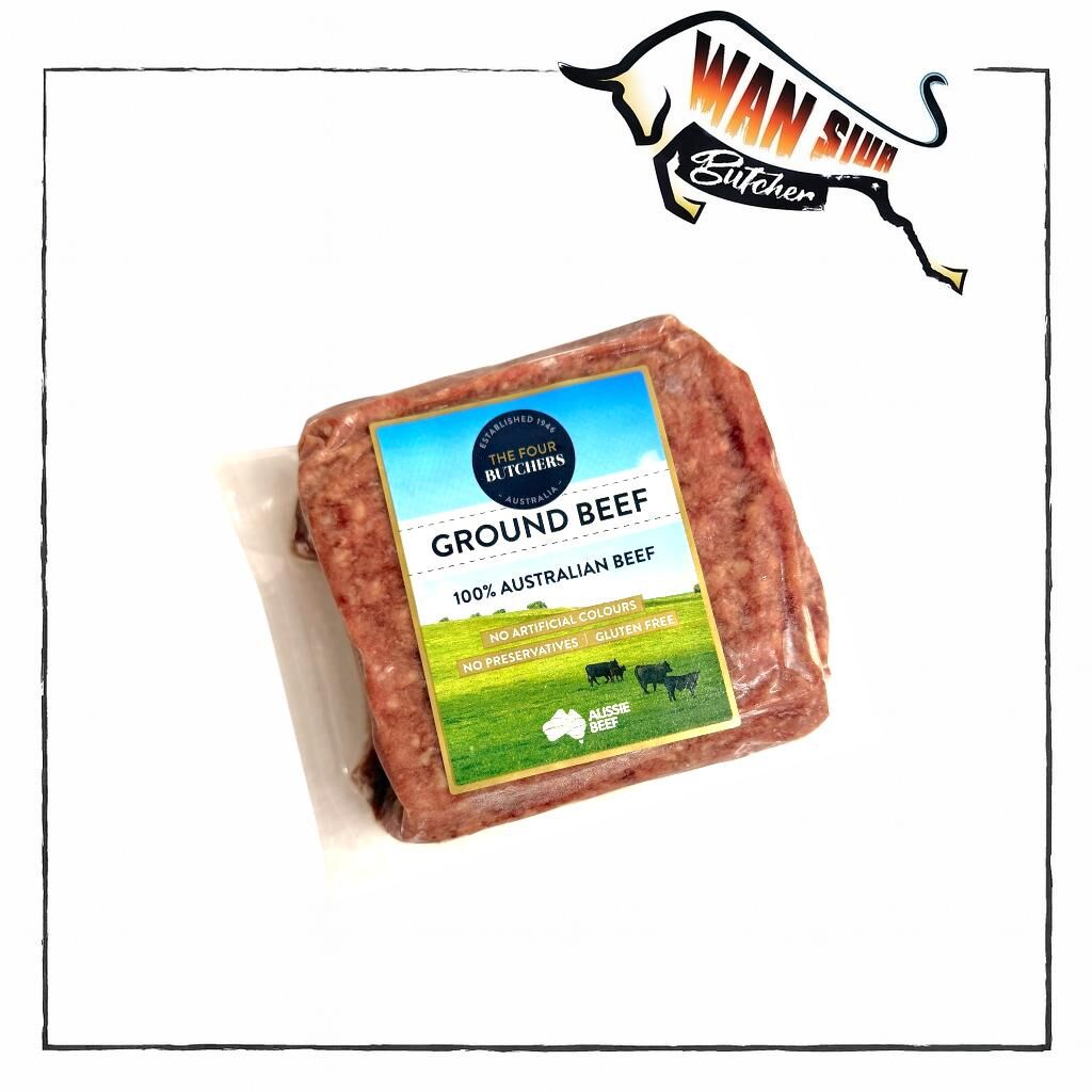 澳洲The Four Butchers Gluten Free! 無激素免治牛肉 500g