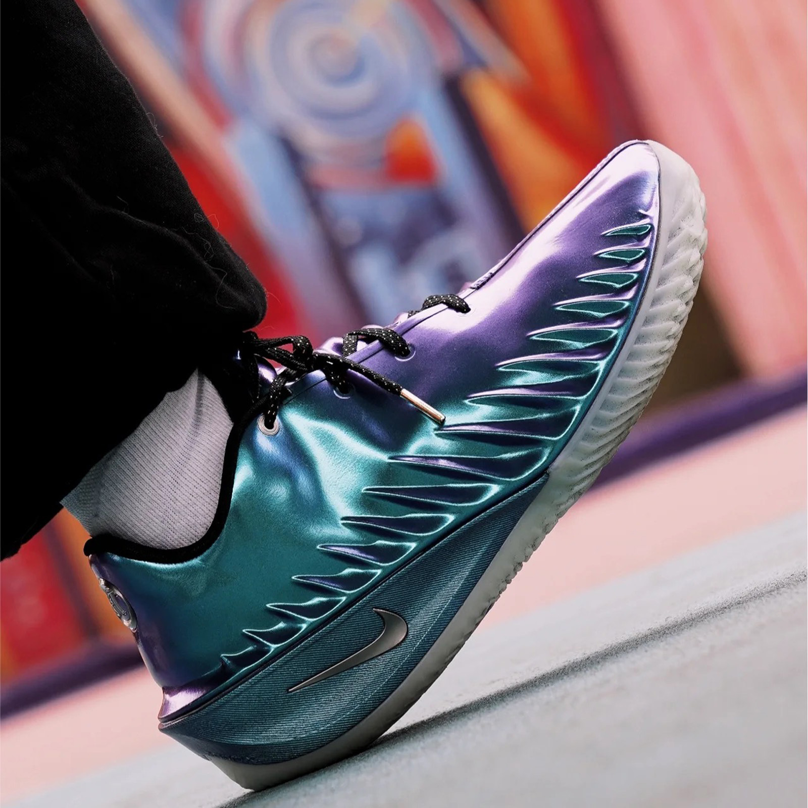 Nike Air Zoom GT Cut 4 "Preheat" 冰川藍 金屬感 亮面反光 變色龍 珍珠光澤 未來科幻感 實戰 籃球鞋 IQ6205-500