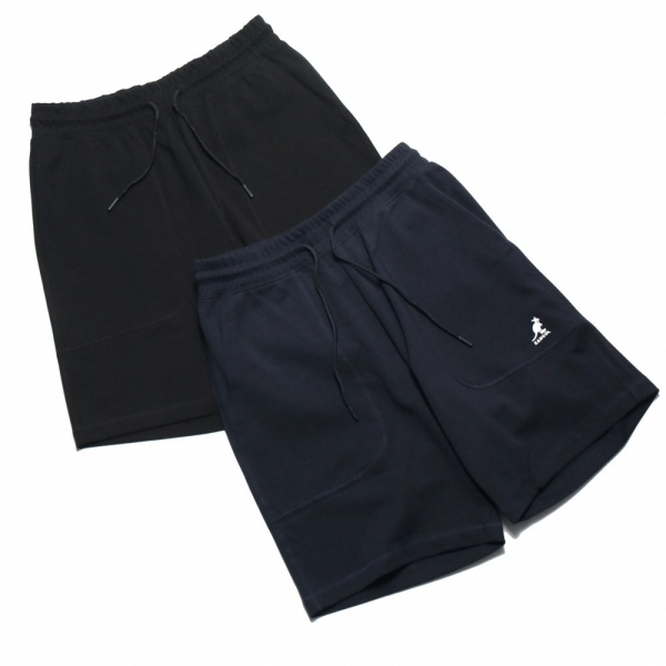 【下殺↘ $399】KANGOL 短褲 黑/深藍 兩色 小LOGO 棉 鬆緊 休閒 男 6125150280 6125150220