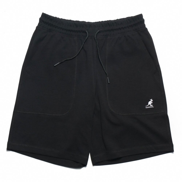 【下殺↘ $399】KANGOL 短褲 黑/深藍 兩色 小LOGO 棉 鬆緊 休閒 男 6125150280 6125150220