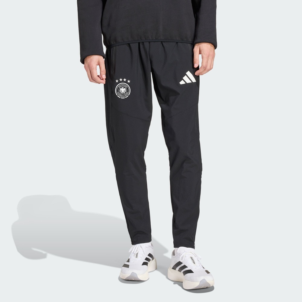 男款 ADIDAS TIRO TRAVEL PANTS 黑色 德國 足球 世足盃 世界盃 運動 長褲【JZ9327】ADFIFA