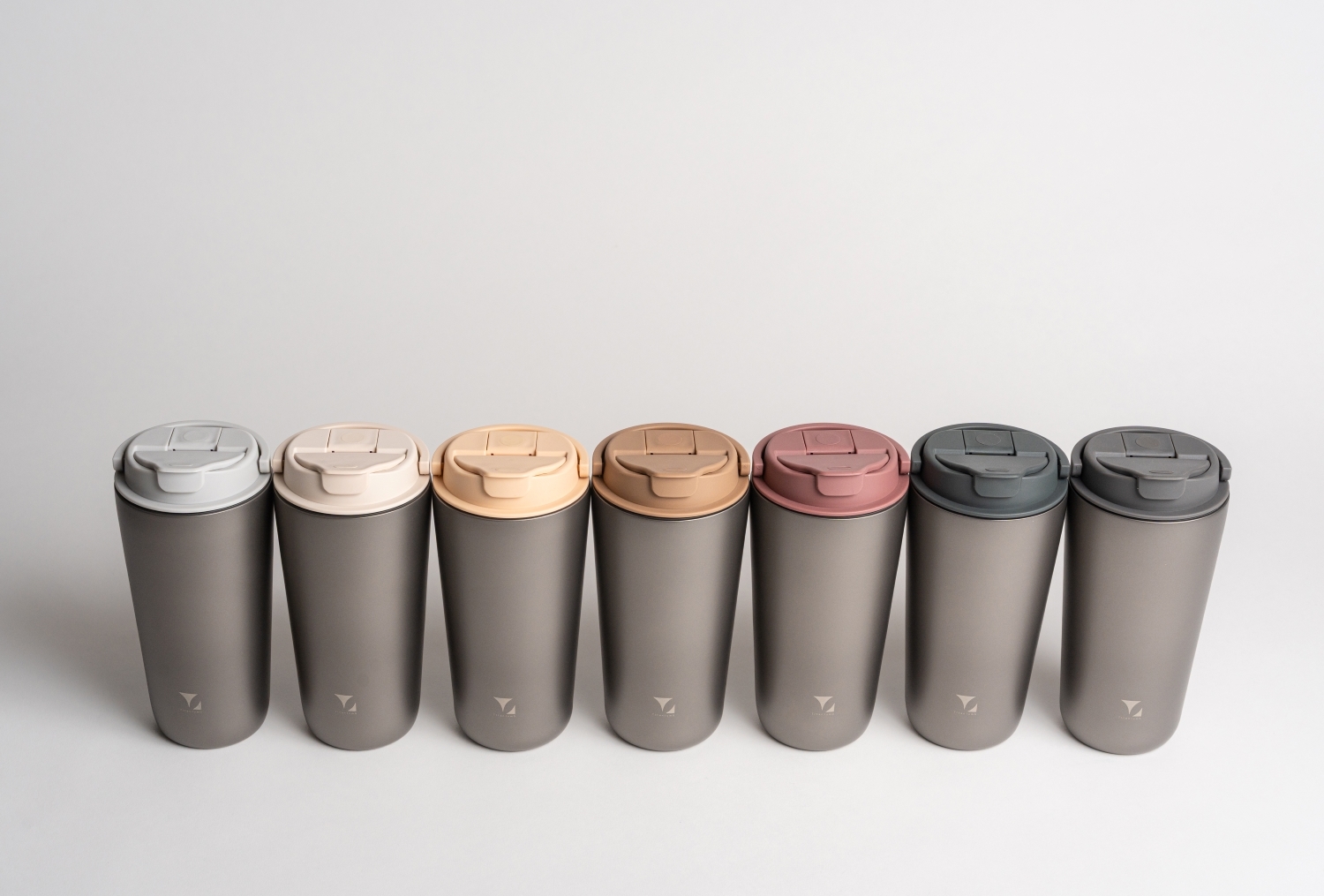 純鈦跳跳杯 MINI｜鈦色系列｜鈦色Ｘ航太灰蓋