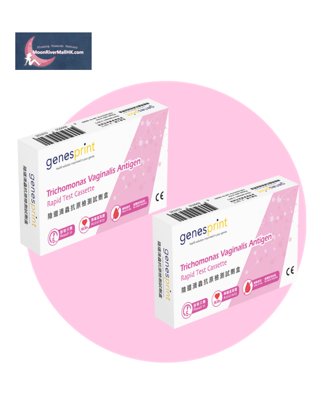 GenesPrint Trichomonas Vaginalis Antigen Rapid Test Cassette plus 2