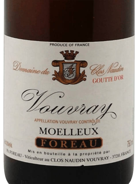 Clos Naudin Vouvray Moelleux Goutte d'Or 2015 (RP99)