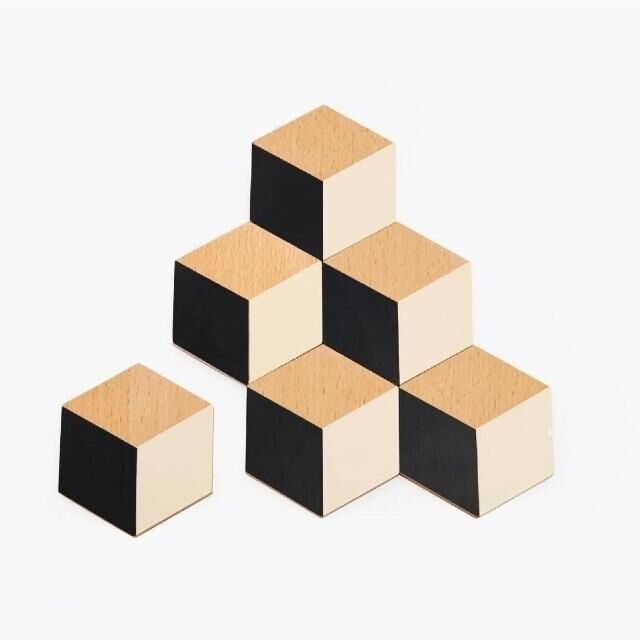 Bower Studio-牆面磁磚杯墊，可組合拼接成喜好或需求的樣式。