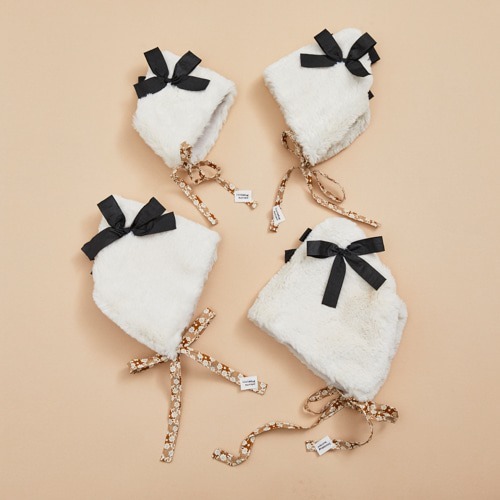 Louisdog 大蝴蝶結毛毛帽