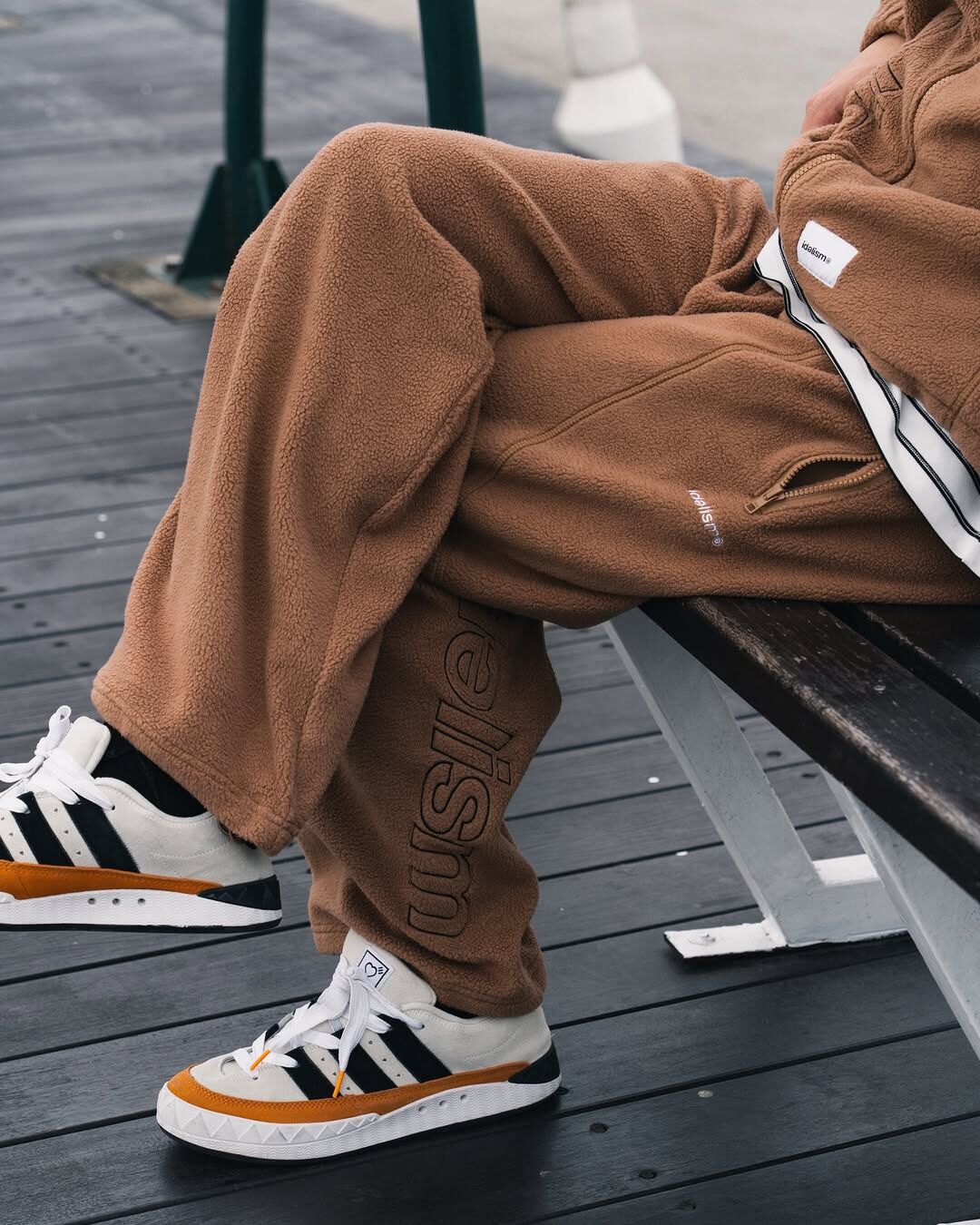 idealism 抓絨 棉褲 咖啡/灰 25 A/W Fleece Pants