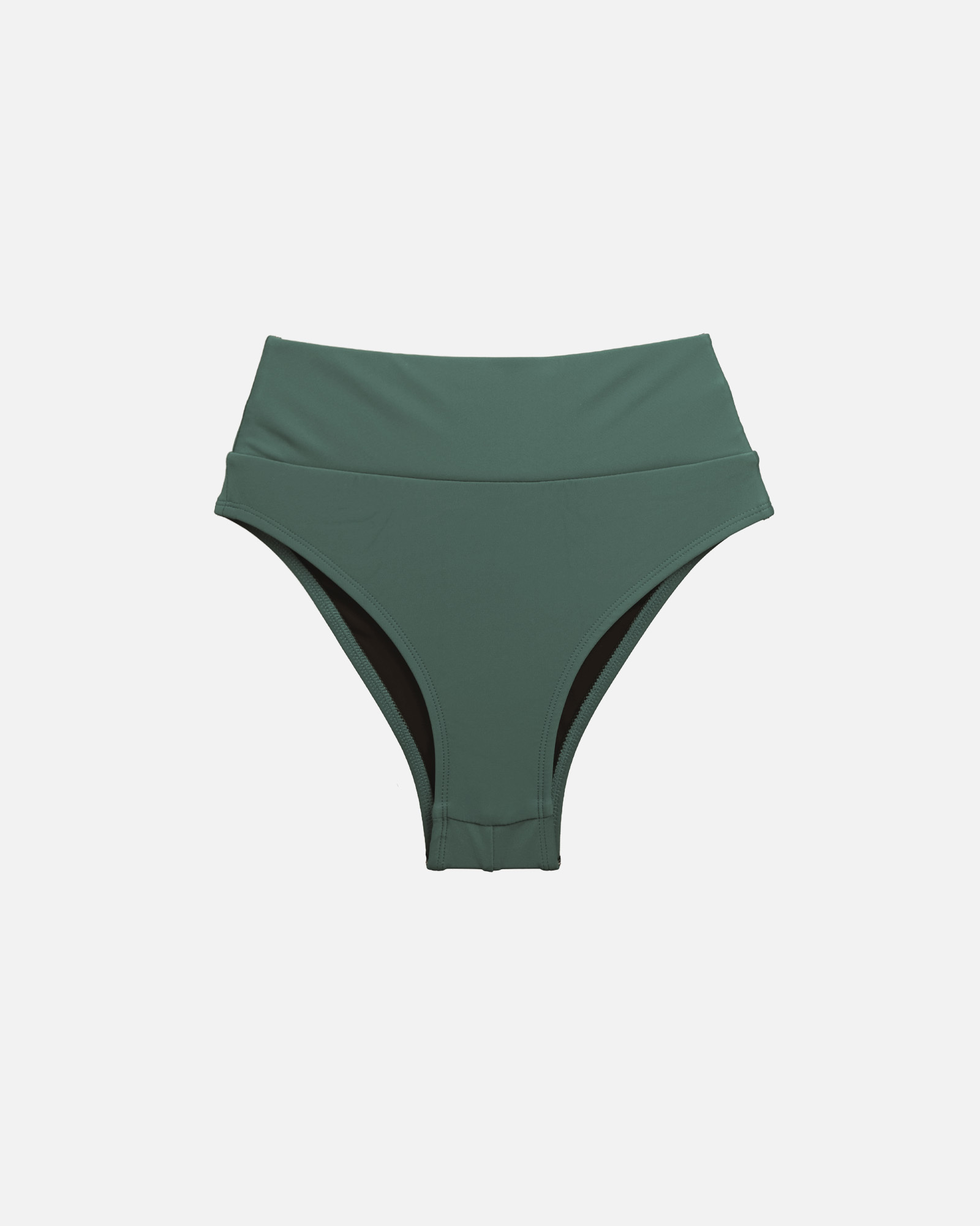 【軍綠】HWm 高腰蜜挖臀泳褲