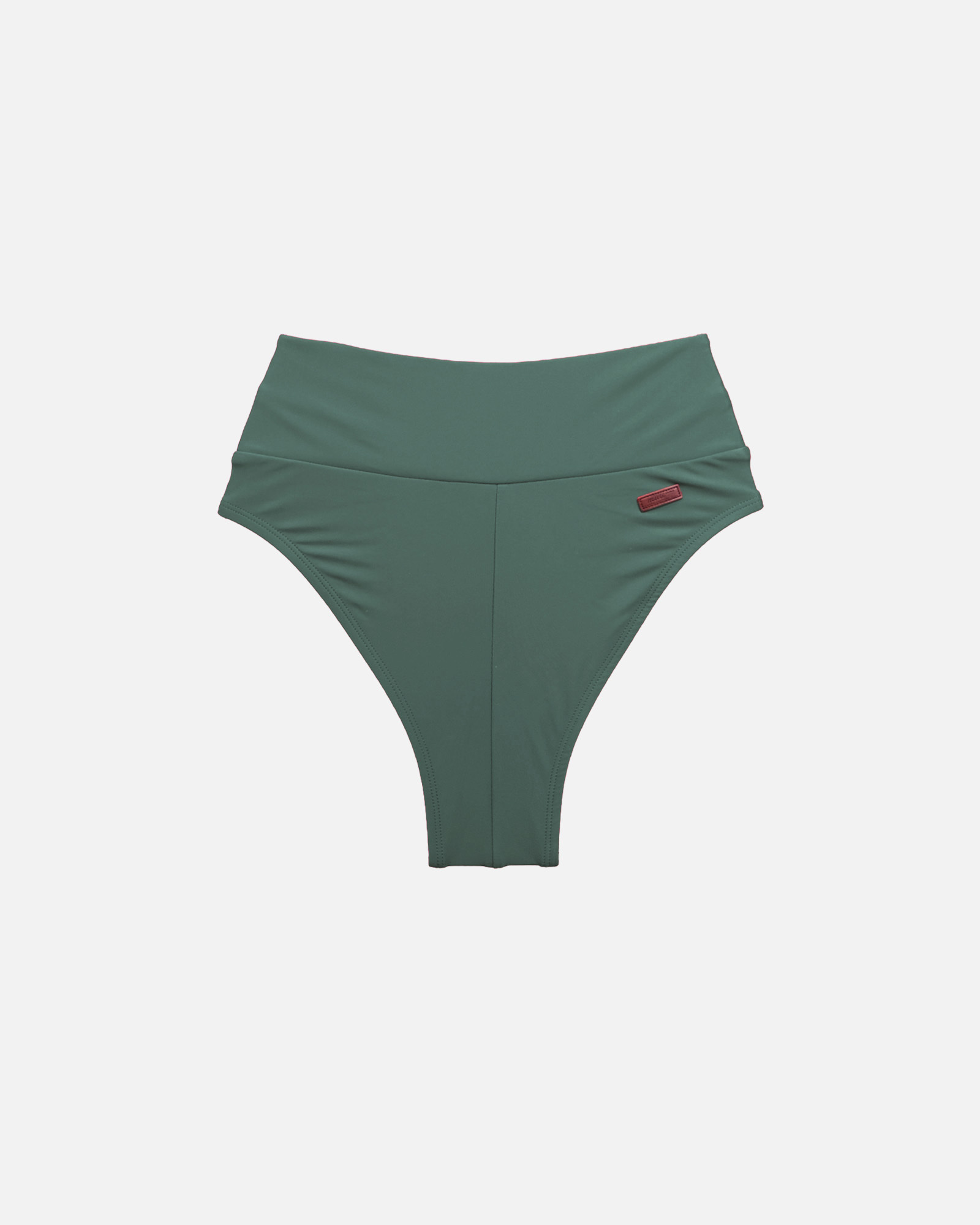 【軍綠】HWm 高腰蜜挖臀泳褲