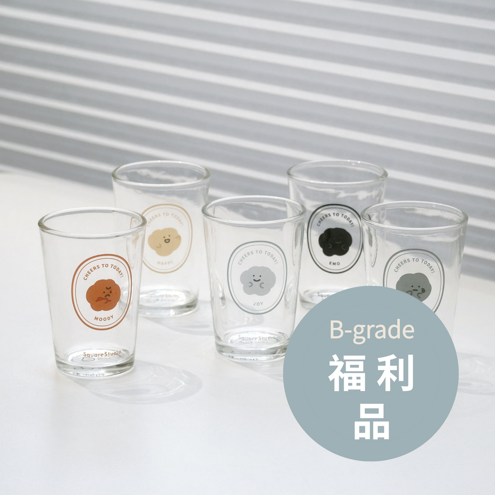 (福利品) 喜怒哀樂 小乾杯 啤酒杯 143ml