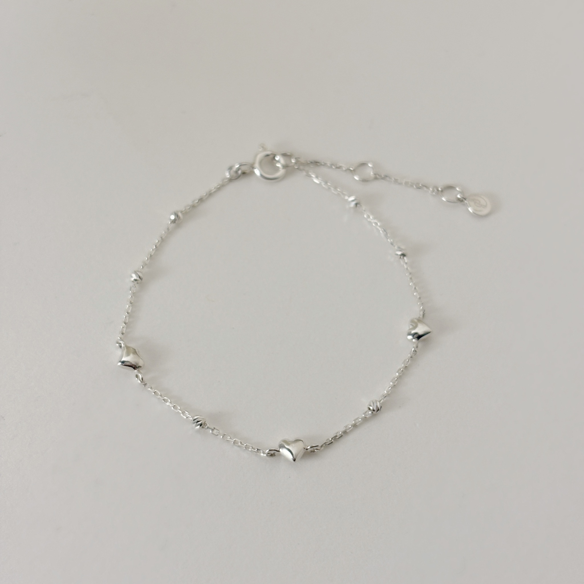 澎澎愛心cutting ball手鏈