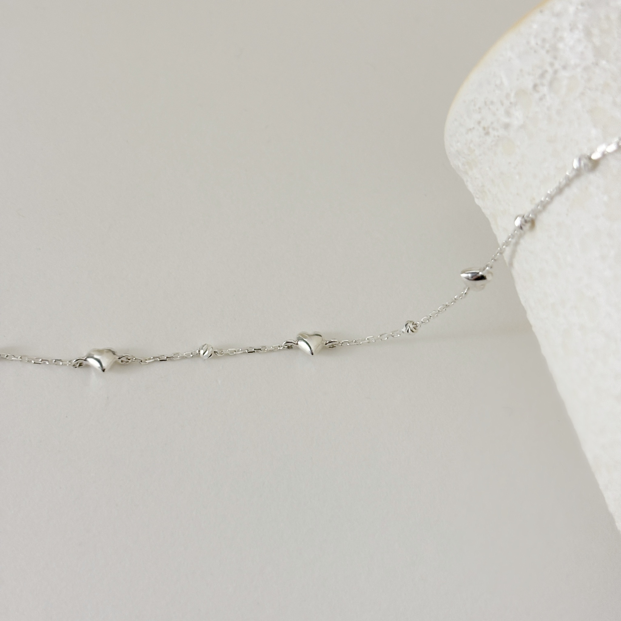 澎澎愛心cutting ball手鏈