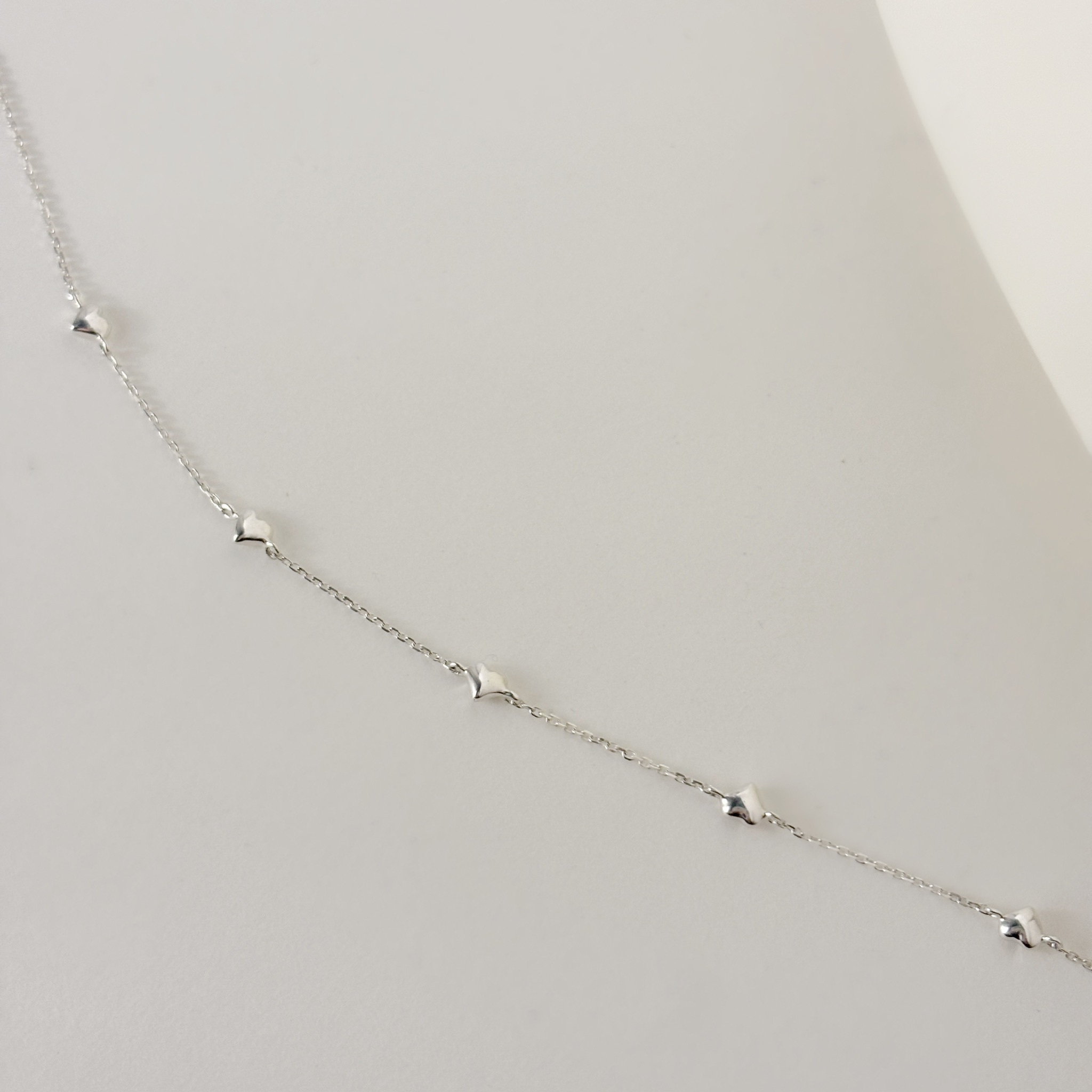 澎澎愛心鎖骨鏈